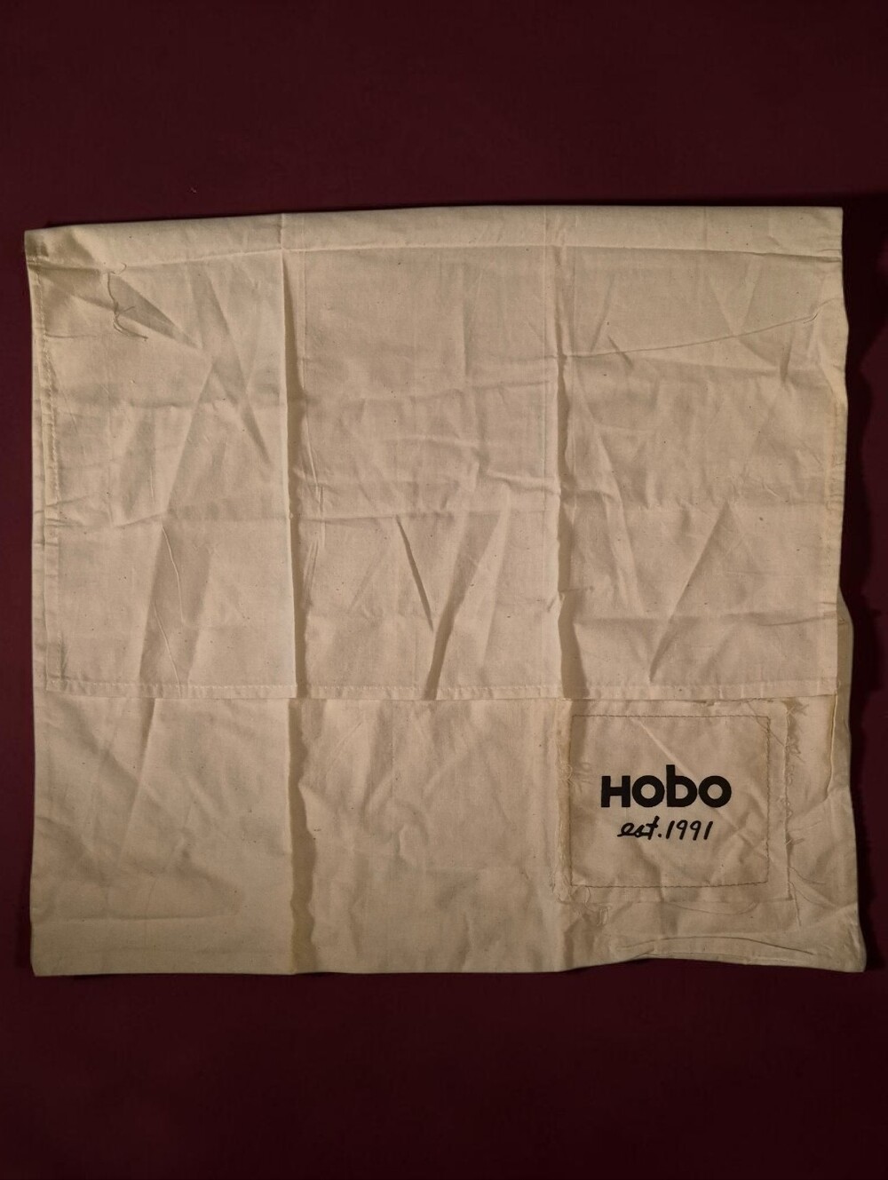 HOBO Large Natural Canvas Dust Bag 17"x15"
